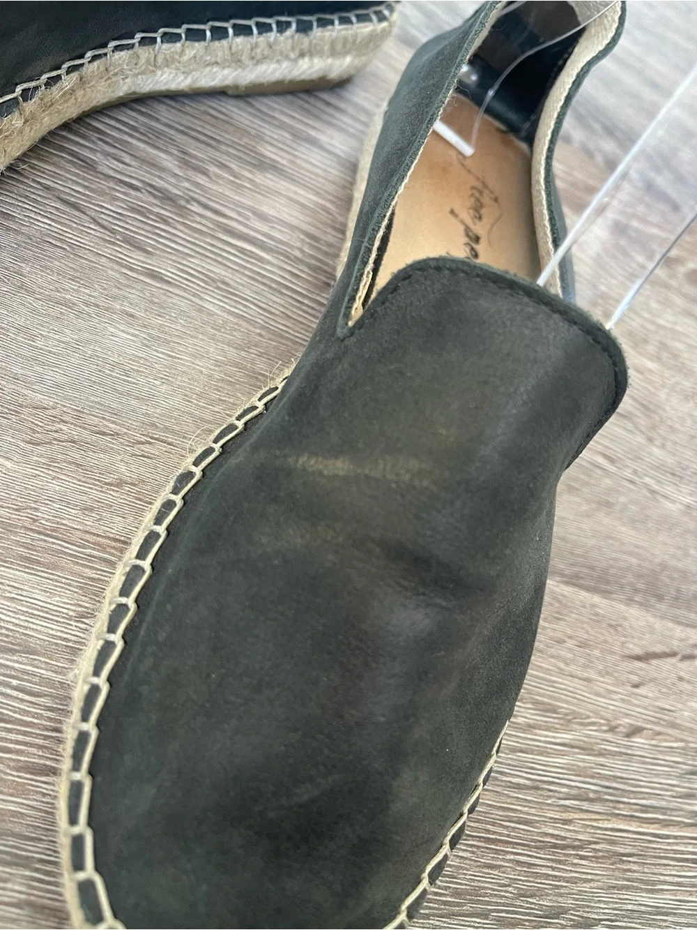 Free People | Black Laurel Canyon Flat Espadrille Loafer Sandals Size 37 - Picture 7 of 9